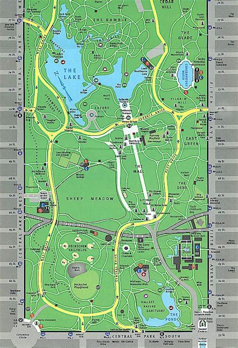 park central new york tripadvisor|map of central park attractions.